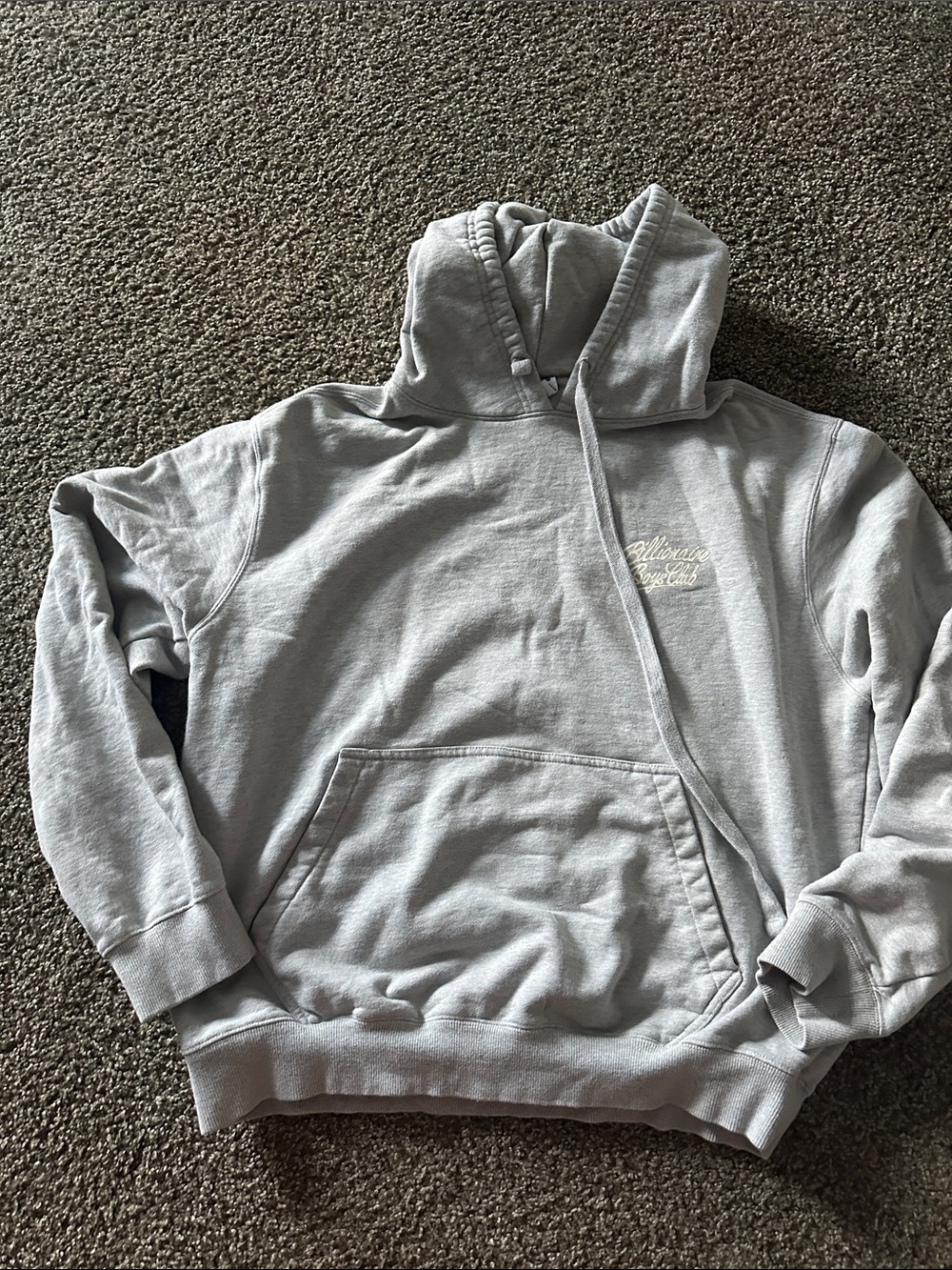 Billionaire Boys Club Light Gray Pullover Hoodie